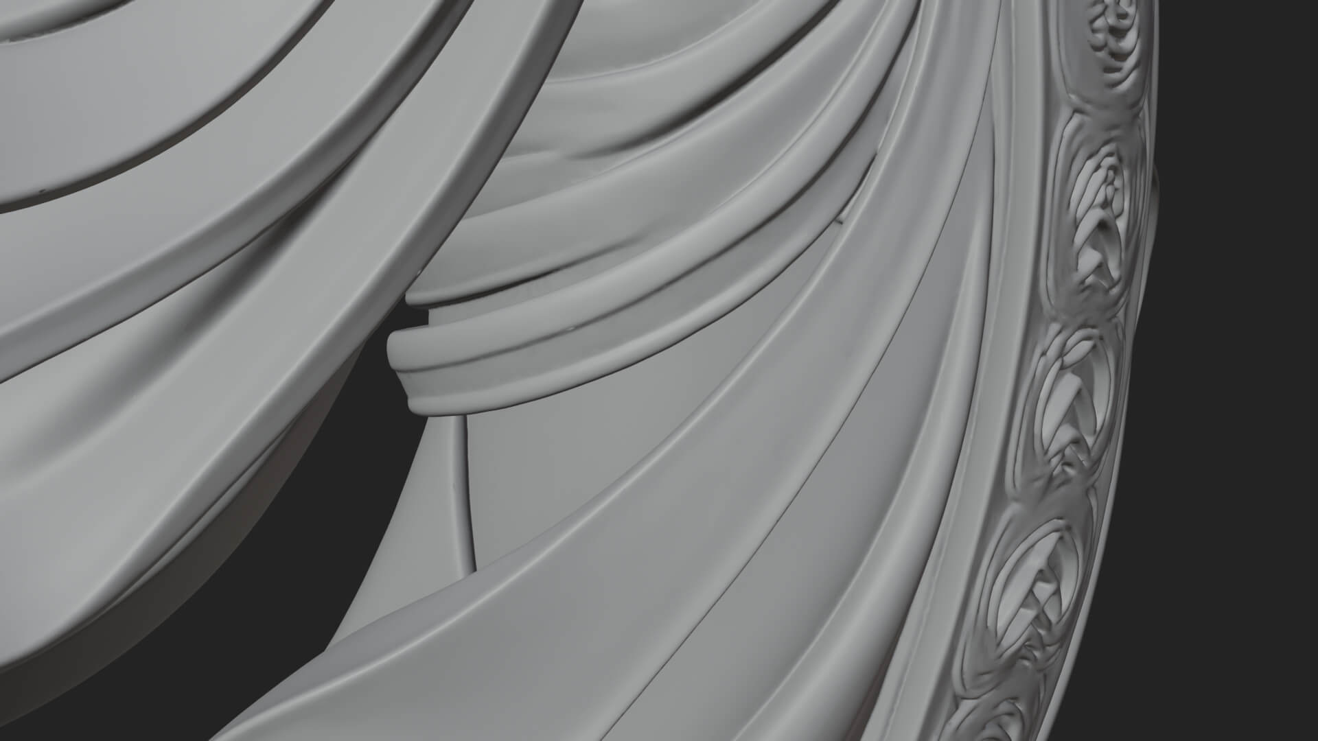 Woman with Water Jar Statue Design 1 3D Print Model 3D Model
