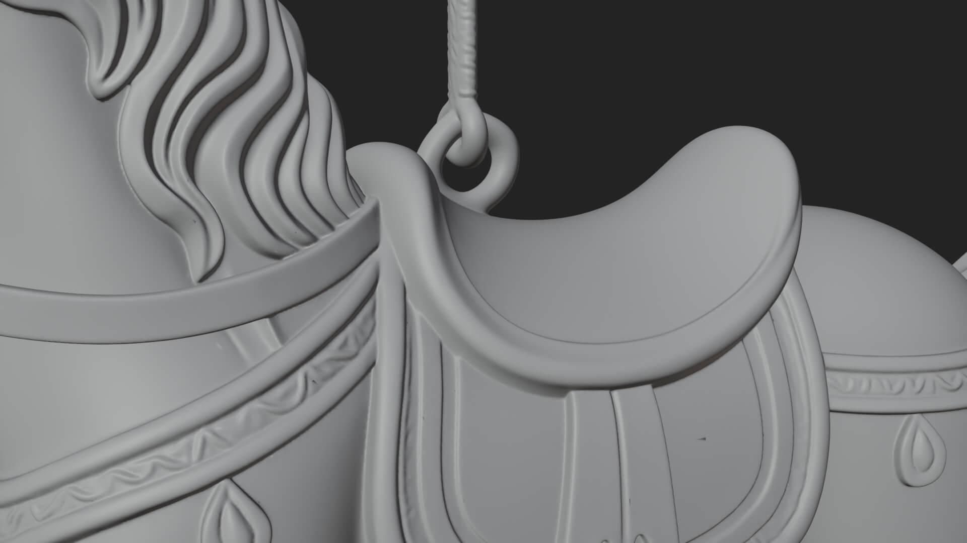 Wooden Rocking Horse Model Design 1 3D Print Model 3D Model
