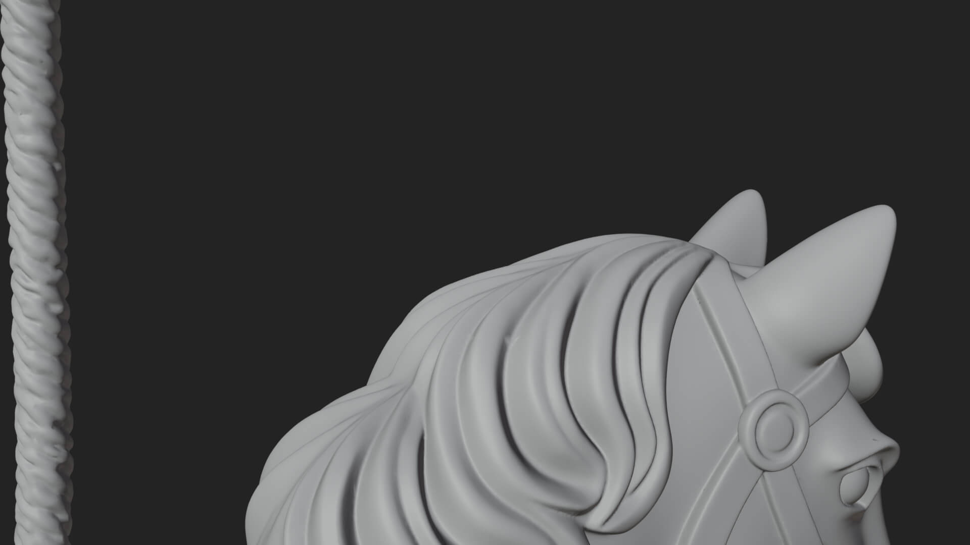 Wooden Rocking Horse Model Design 2 3D Print Model 3D Model