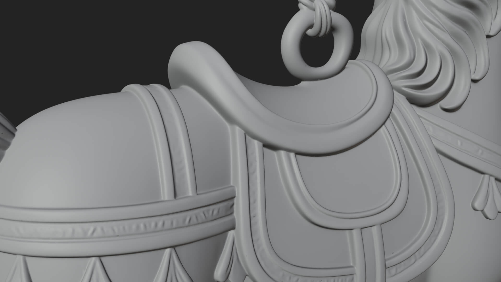 Wooden Rocking Horse Model Design 2 3D Print Model 3D Model
