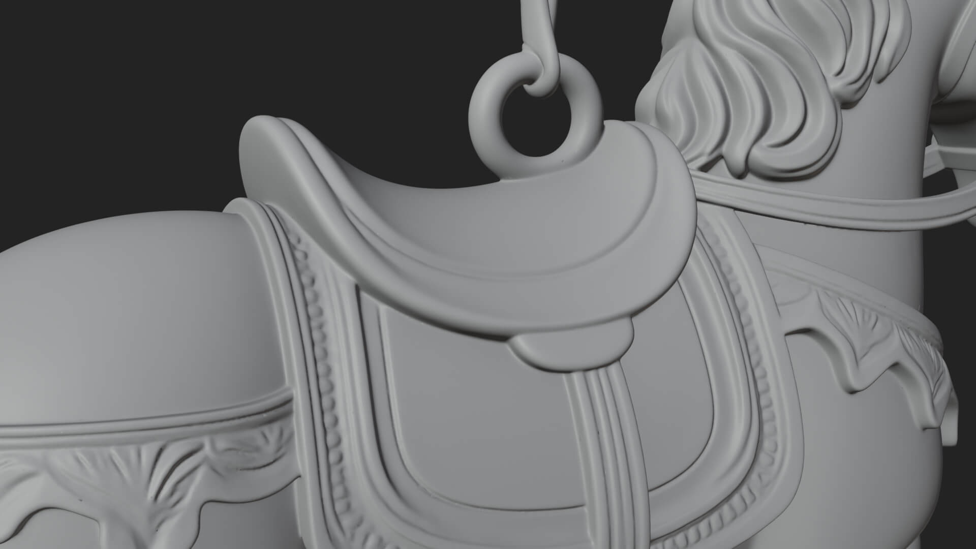 Wooden Rocking Horse Model Design 3 3D Print Model 3D Model