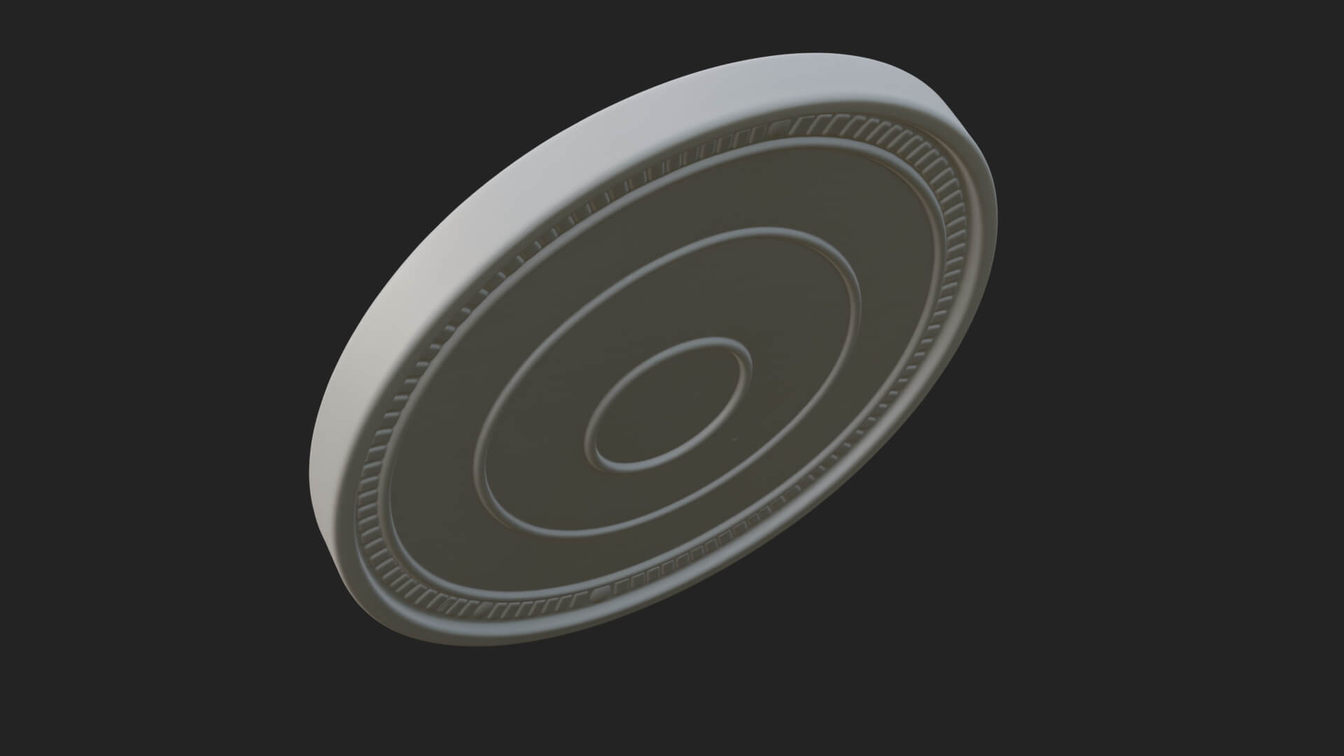 Zodiac Wheel Disc Plaque Design 3 3D Print Model 3D Model