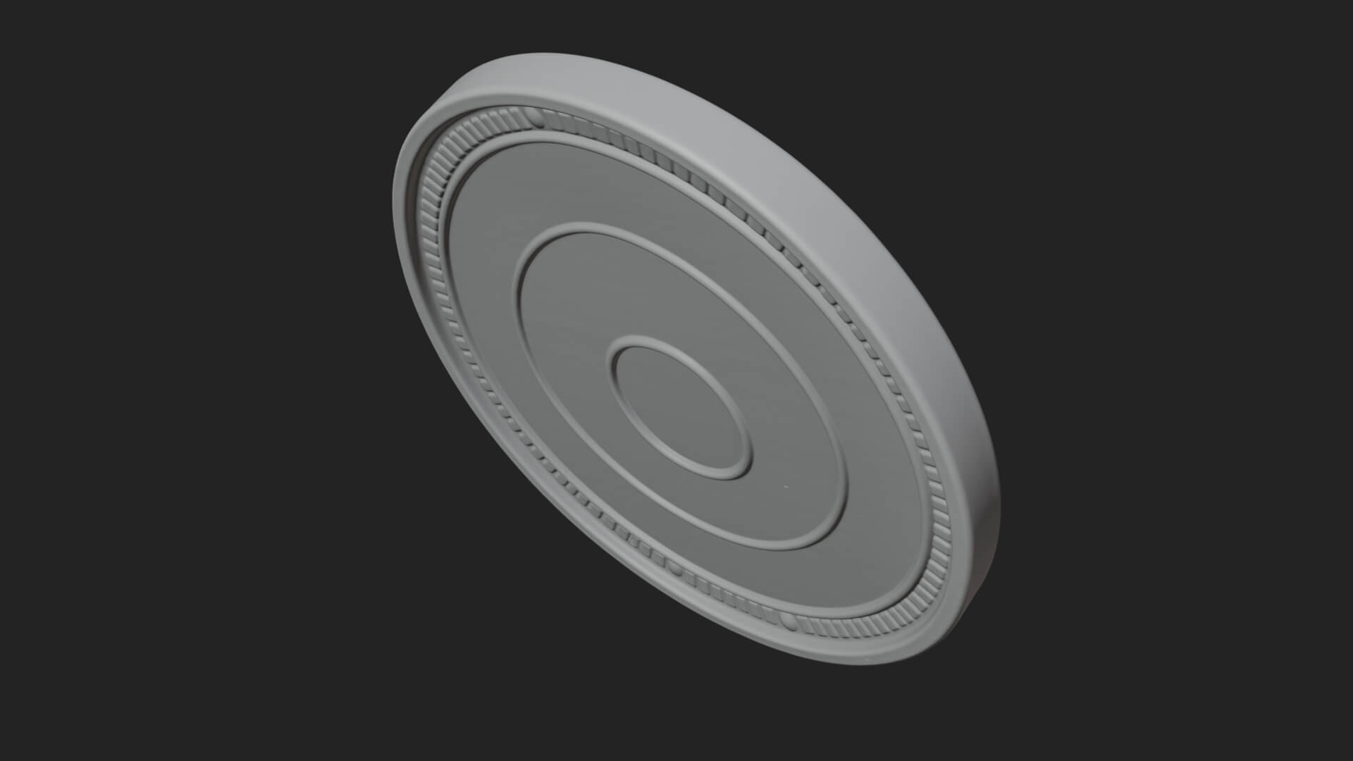 Zodiac Wheel Disc Plaque Design 3 3D Print Model 3D Model