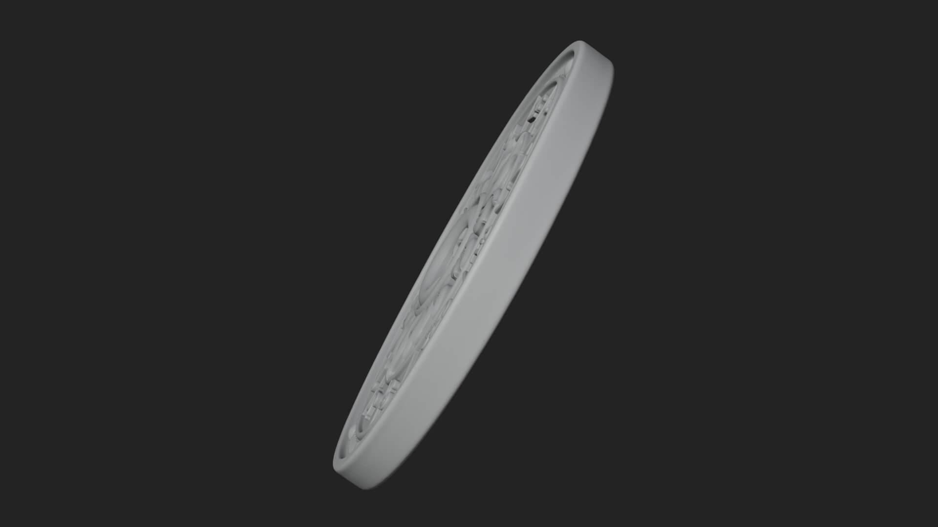 Zodiac Wheel Disc Plaque Design 3 3D Print Model 3D Model
