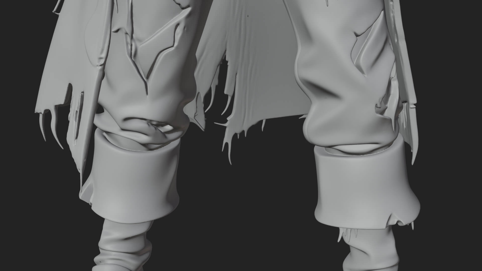Zombie Pirate Captain Statue Design 2 3D Print Model 3D Model