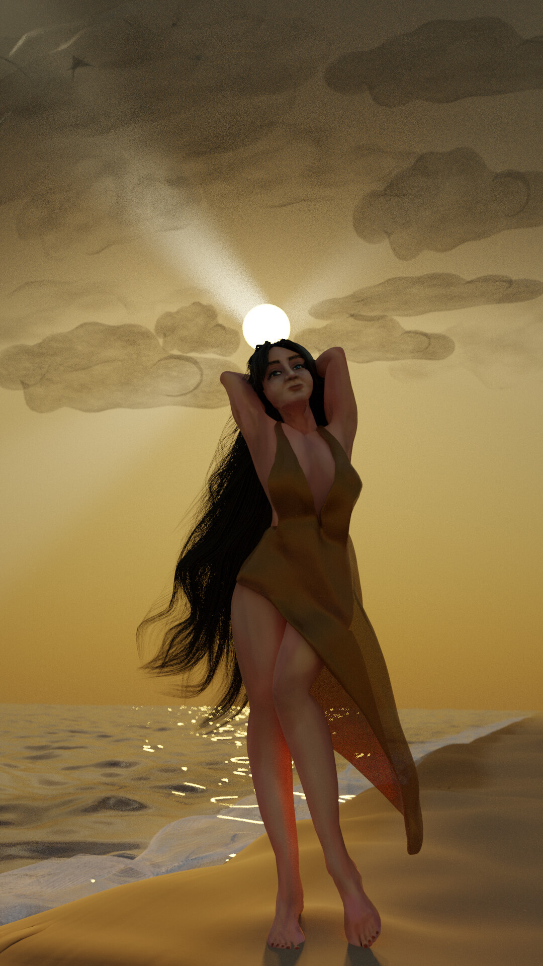 Summer Freedom 3D Render, Digital Artwork by ariocriss