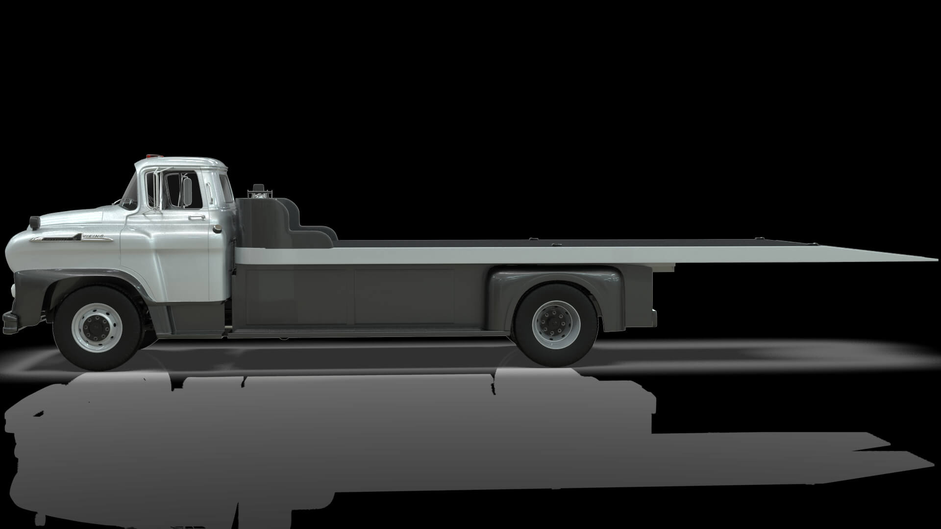 1958 Viking 50 Carcarrier Animated Platform 3D Model