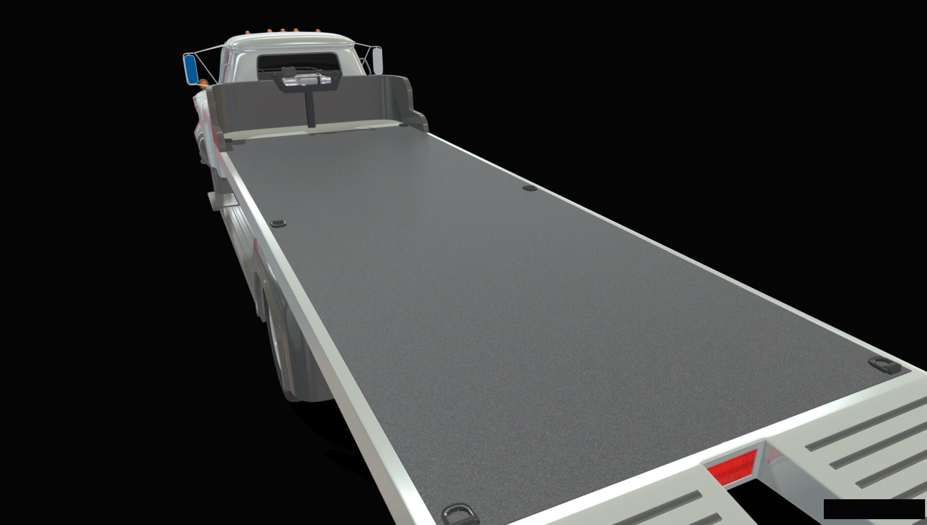 1958 Viking 50 Carcarrier Animated Platform 3D Model