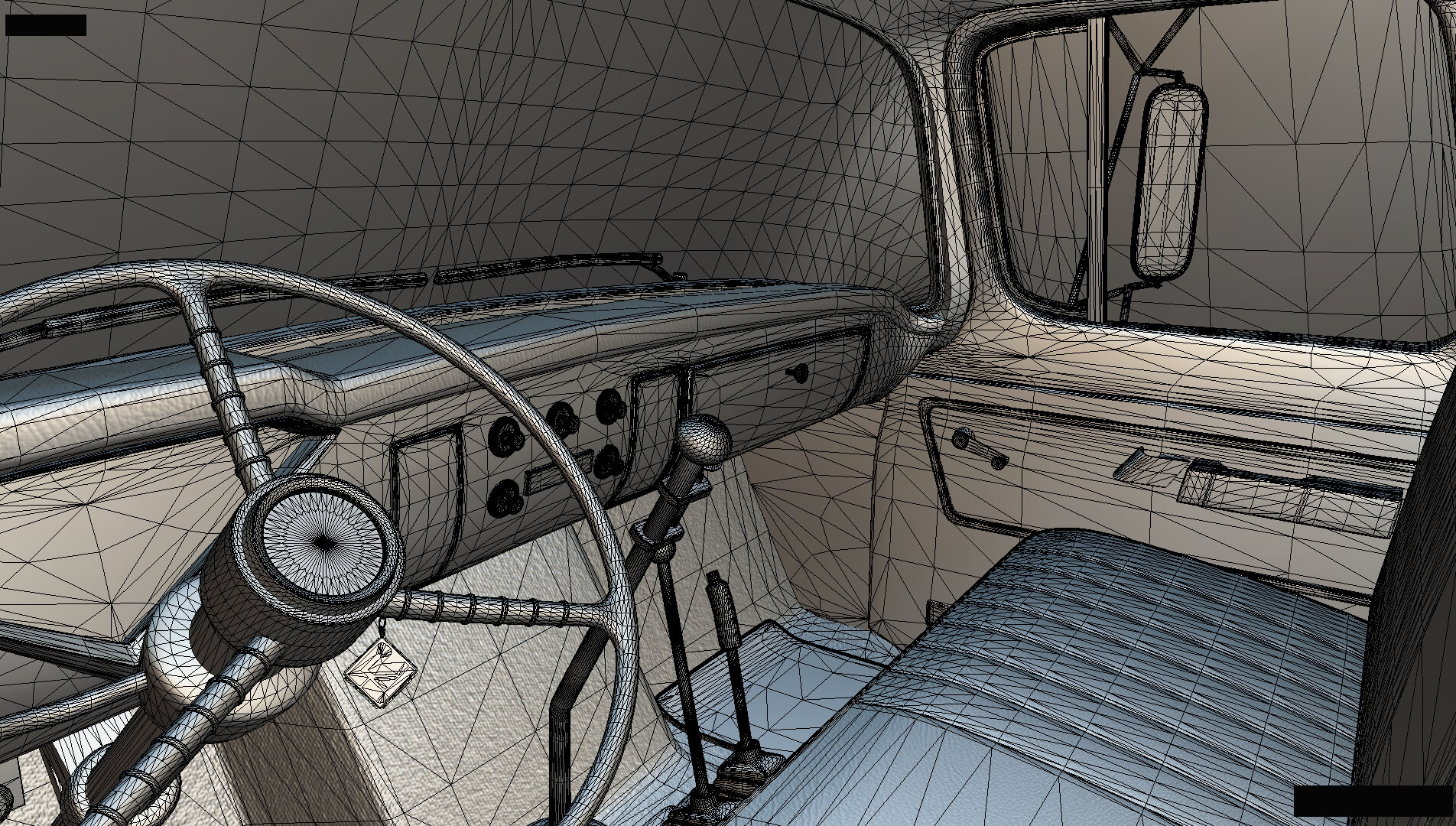 1958 Viking 50 Carcarrier Animated Platform 3D Model