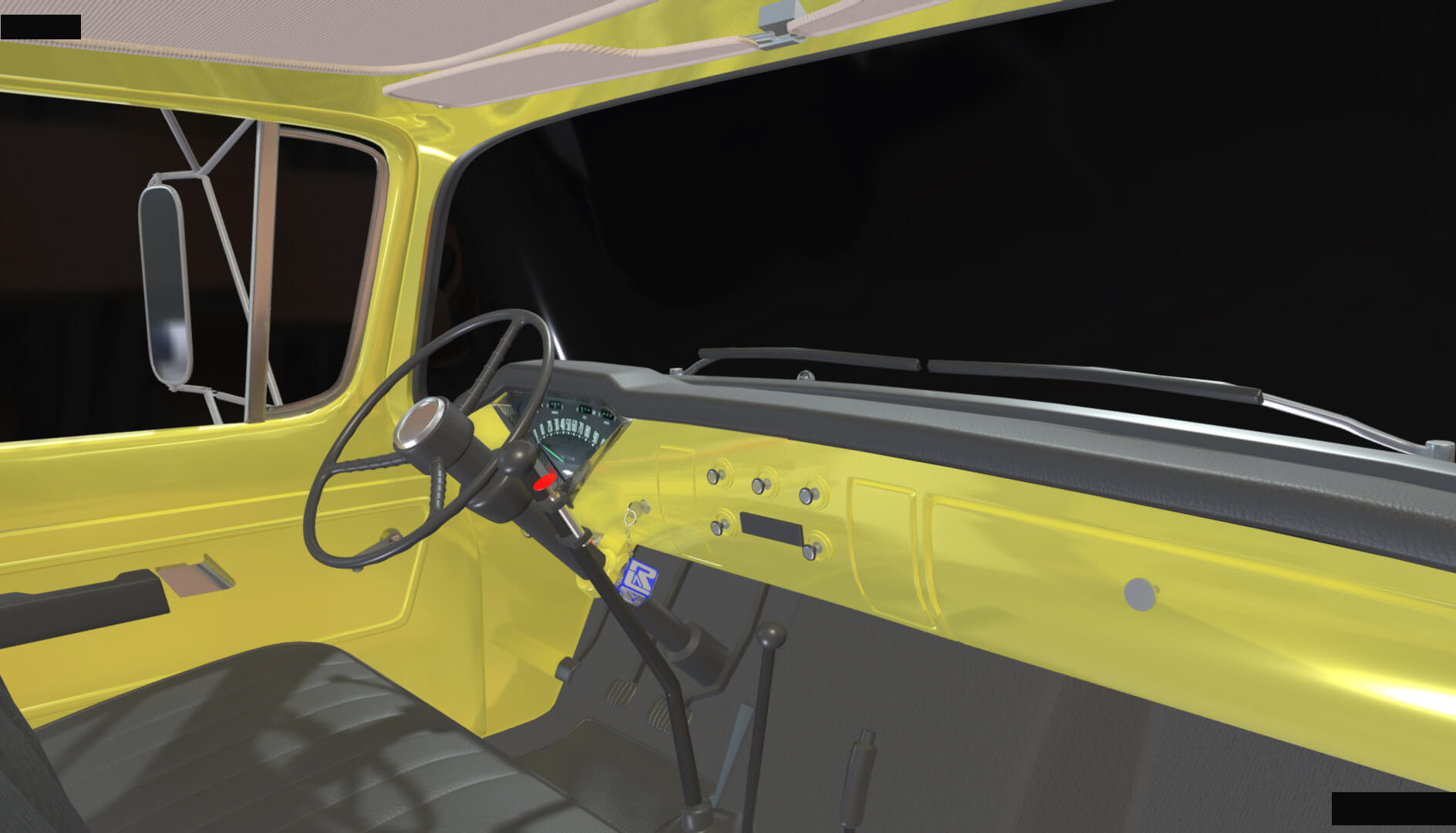 1958 Viking 50 Concrete Mixer 3D Model
