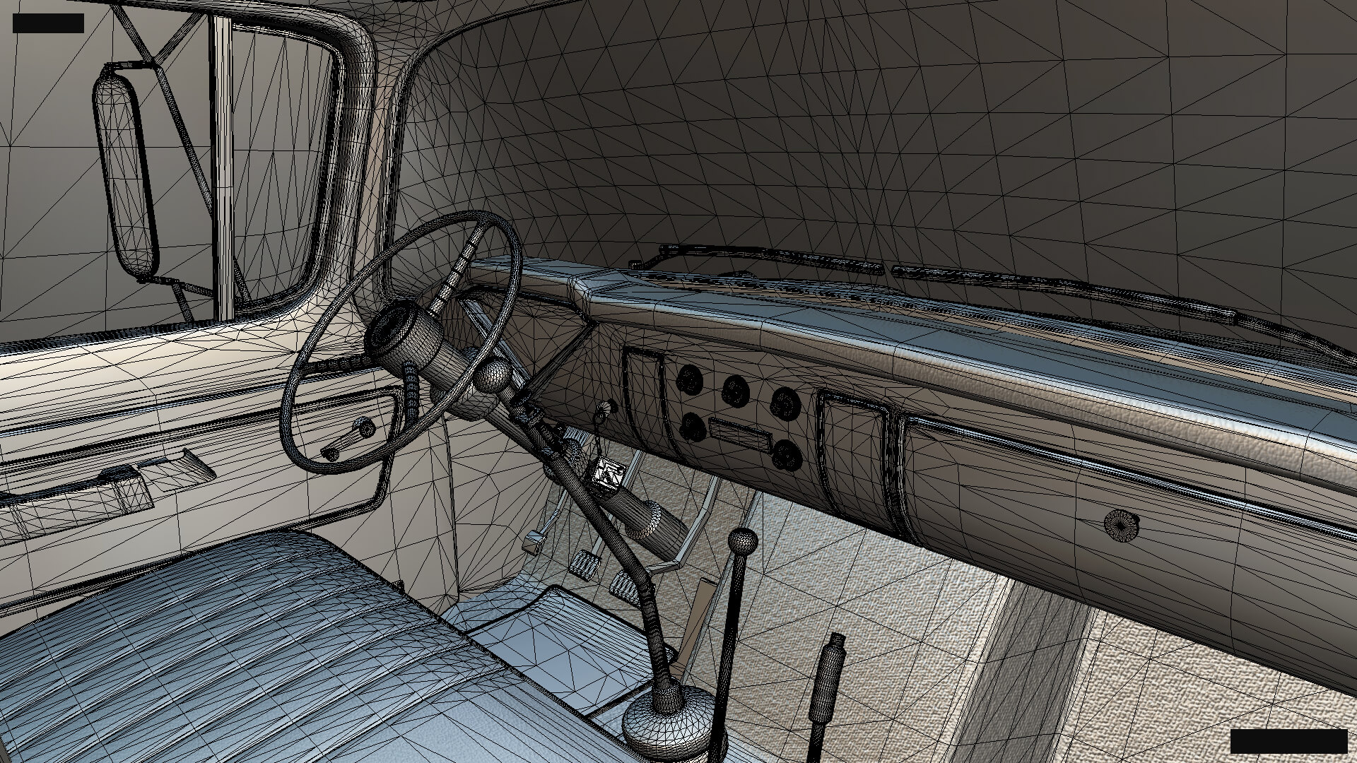 1958 Viking 50 Custom Lowrider Truck with Trailer and Motorc 3D Model