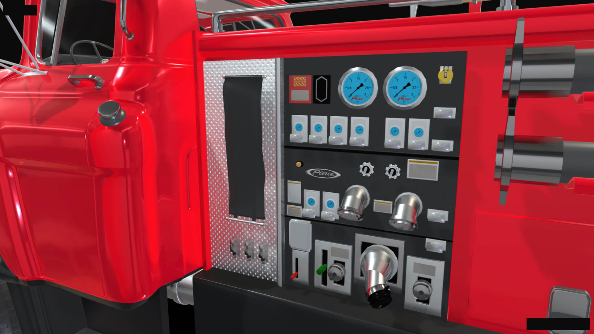 1958 Viking 50 Fire Truck 3D Model