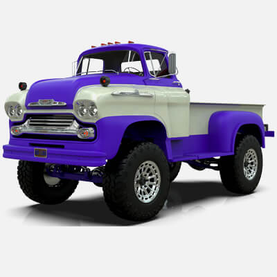 1958 Viking 50 Lifted 4x4 Pickup Truck