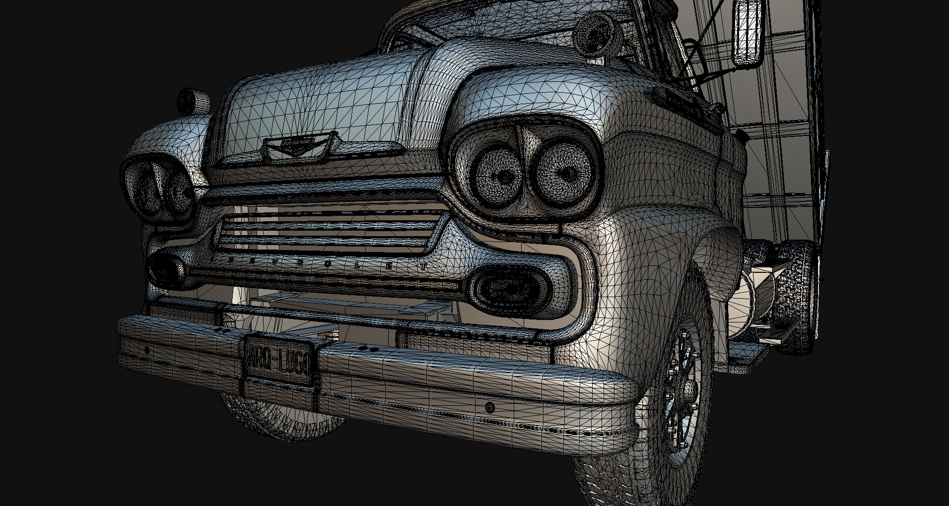 1958 Viking 50 Single Axle Dump Truck 3D Model