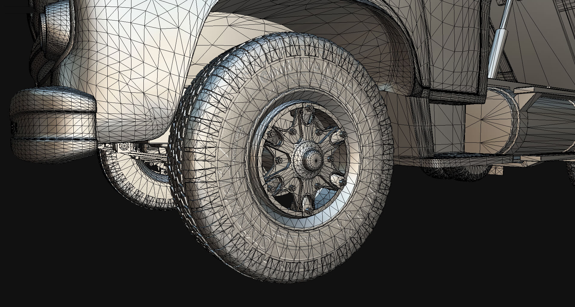 1958 Viking 50 Single Axle Dump Truck 3D Model
