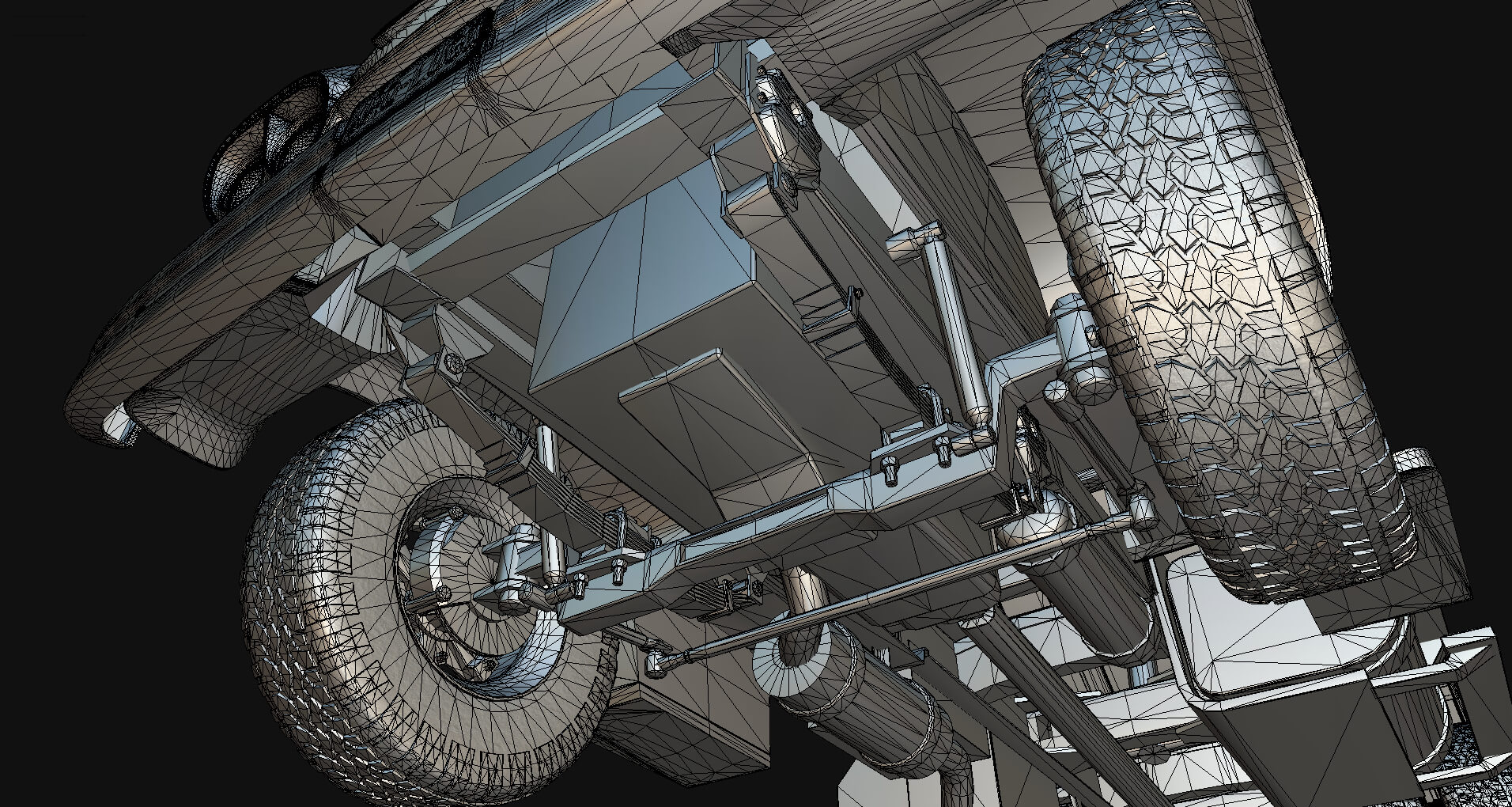1958 Viking 50 Single Axle Dump Truck 3D Model