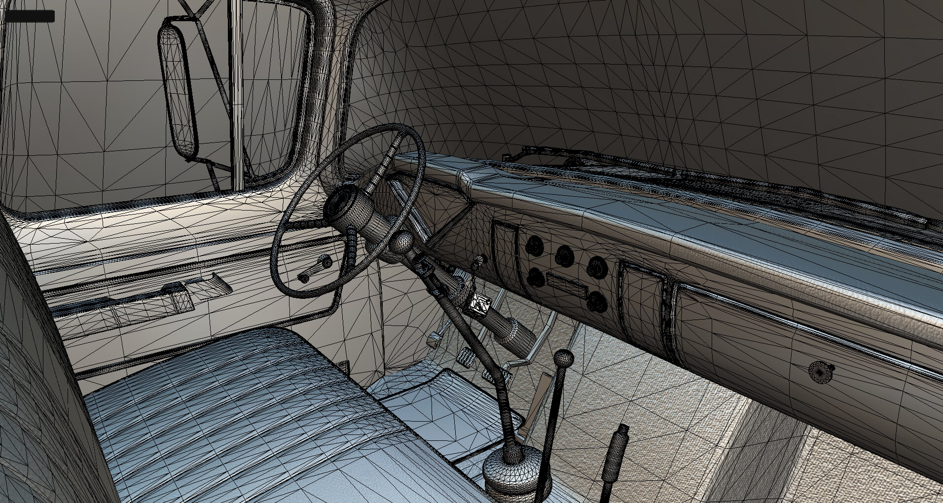 1958 Viking 50 Single Axle Dump Truck 3D Model