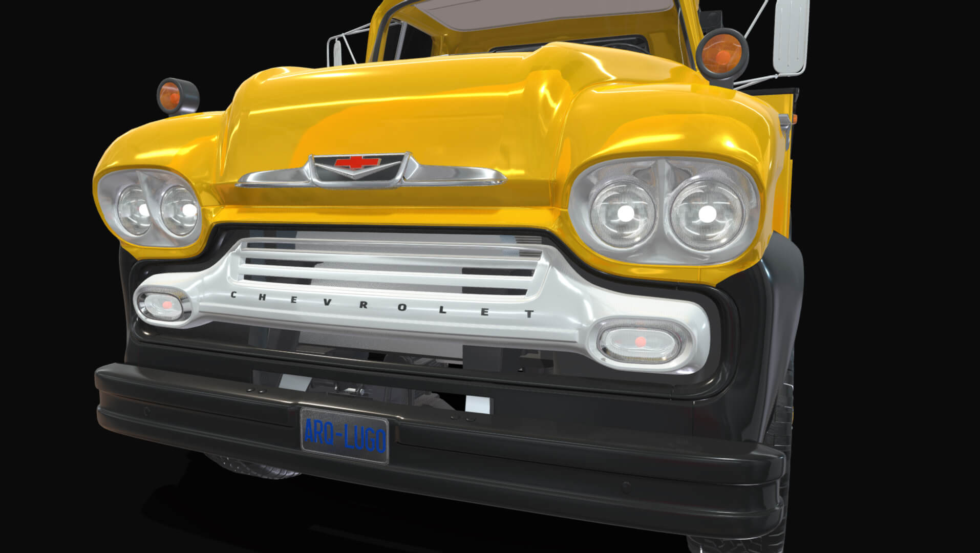 1958 Viking 50 Tandem Axle Wrecker Truck Holmes 850 3D Model