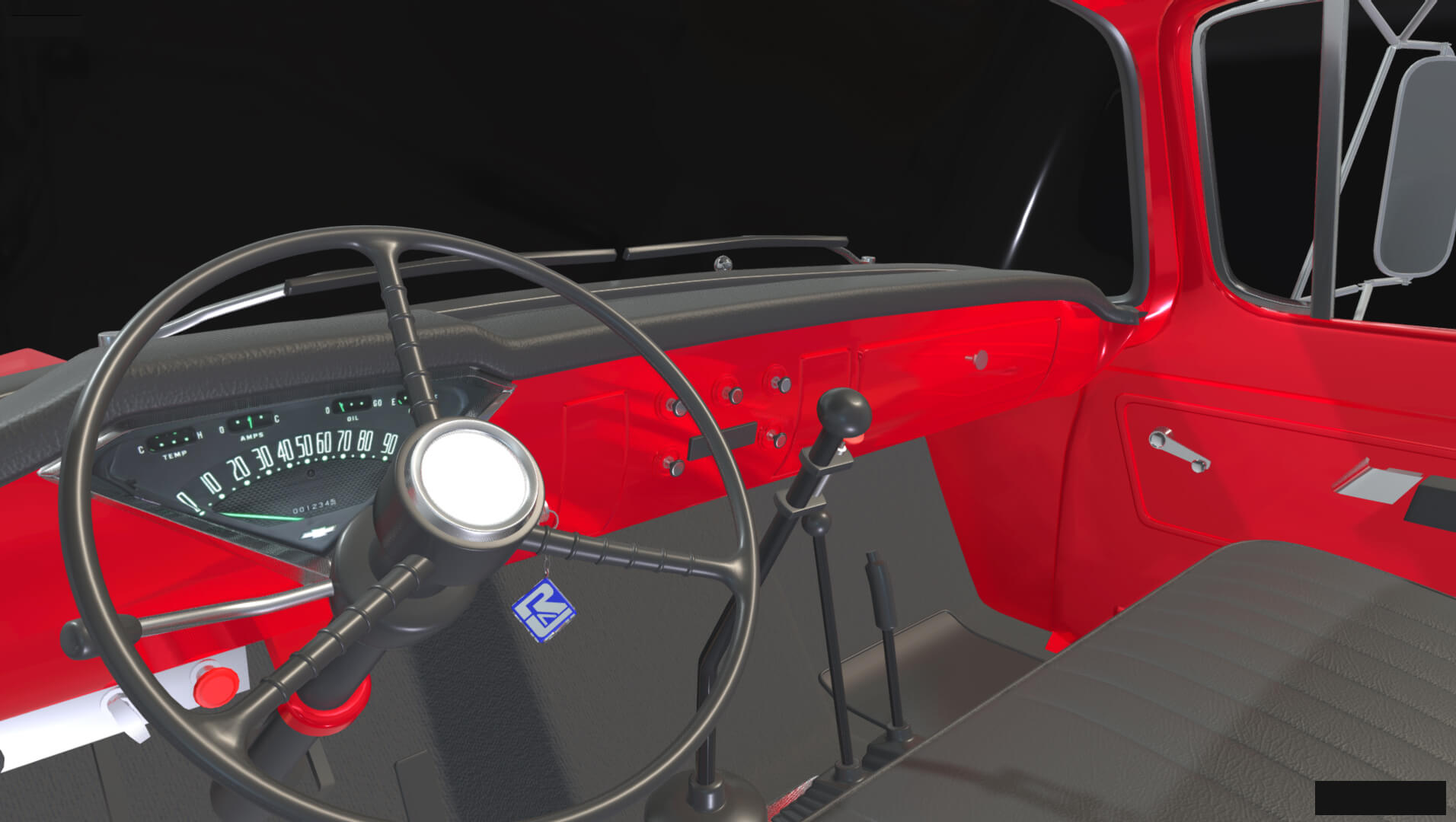 1958 Viking 50 Tandem Dump Truck 3D Model