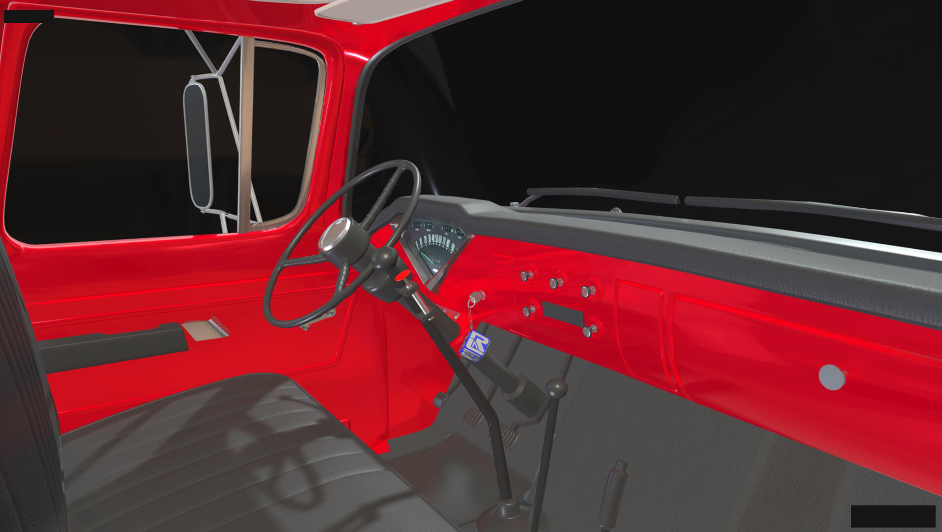 1958 Viking 50 Tandem Dump Truck 3D Model