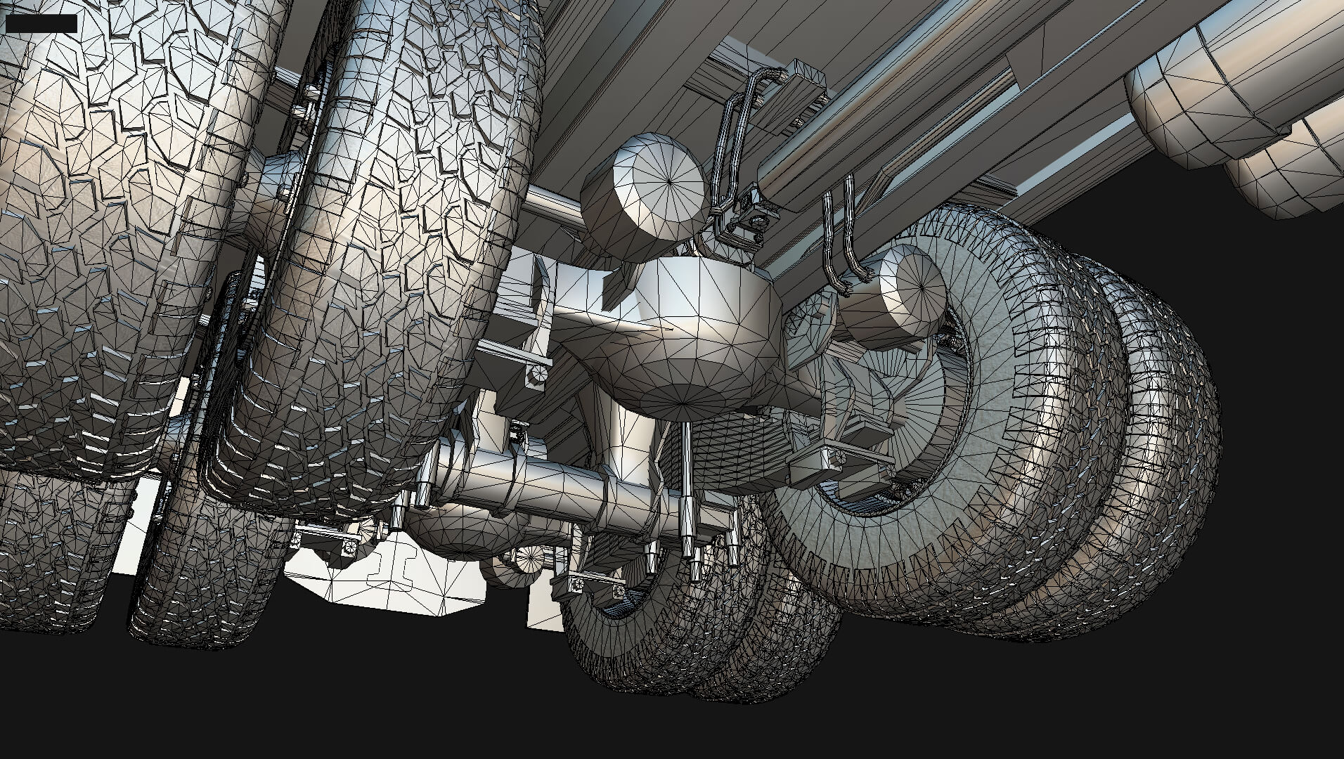 1958 Viking 50 Tandem Dump Truck 3D Model