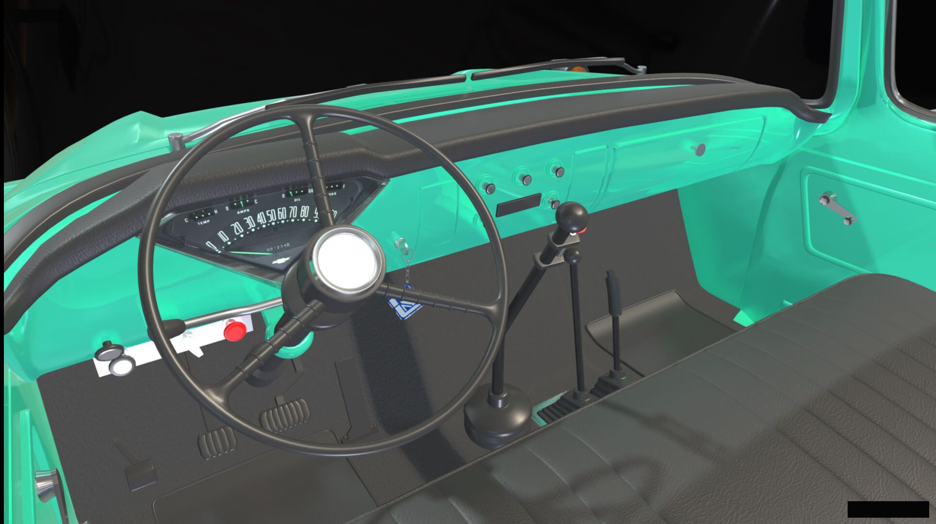 1958 Viking 50 Wrecker Tow Truck 3D Model