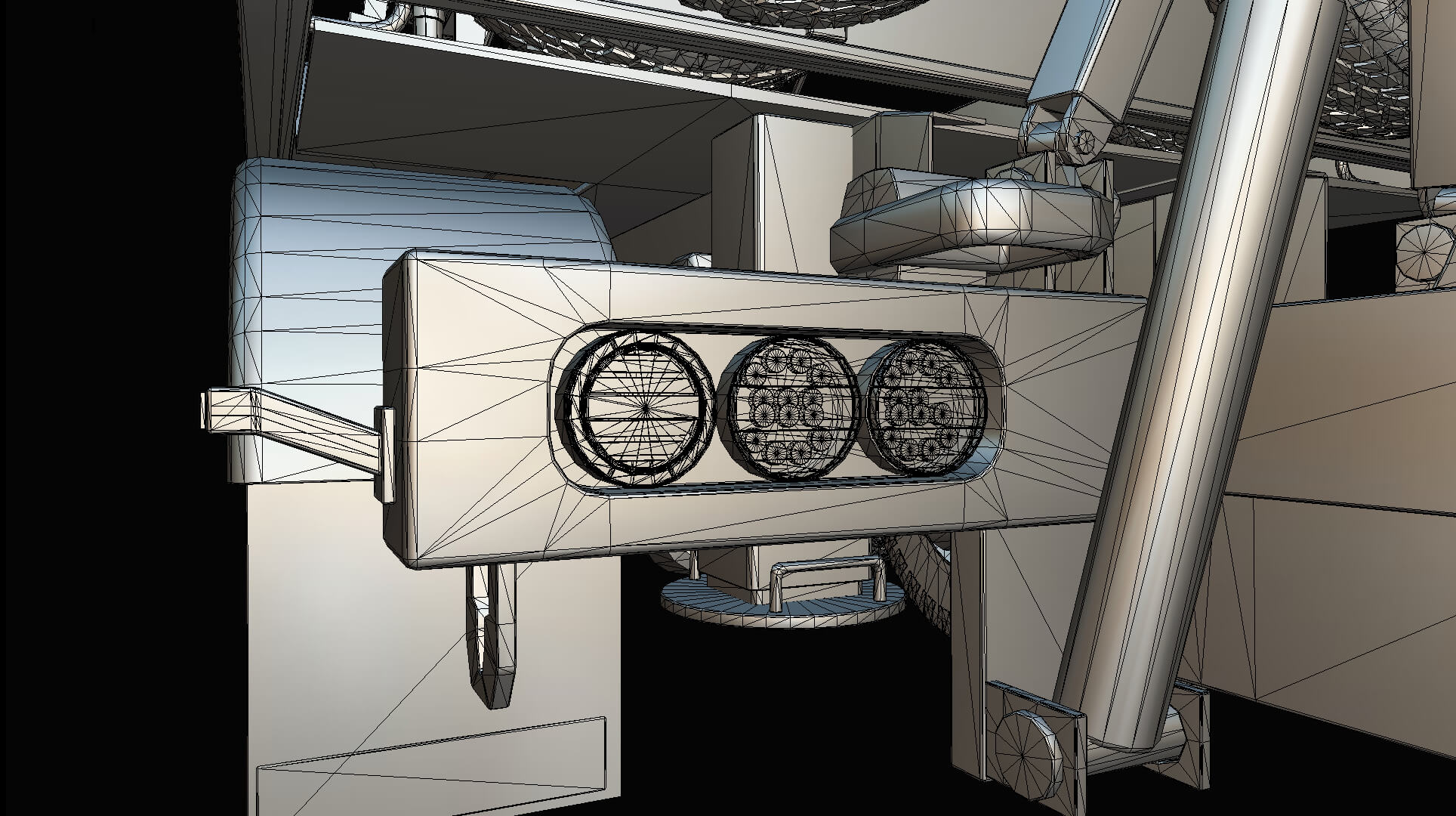 1958 Viking 50 Wrecker Tow Truck 3D Model