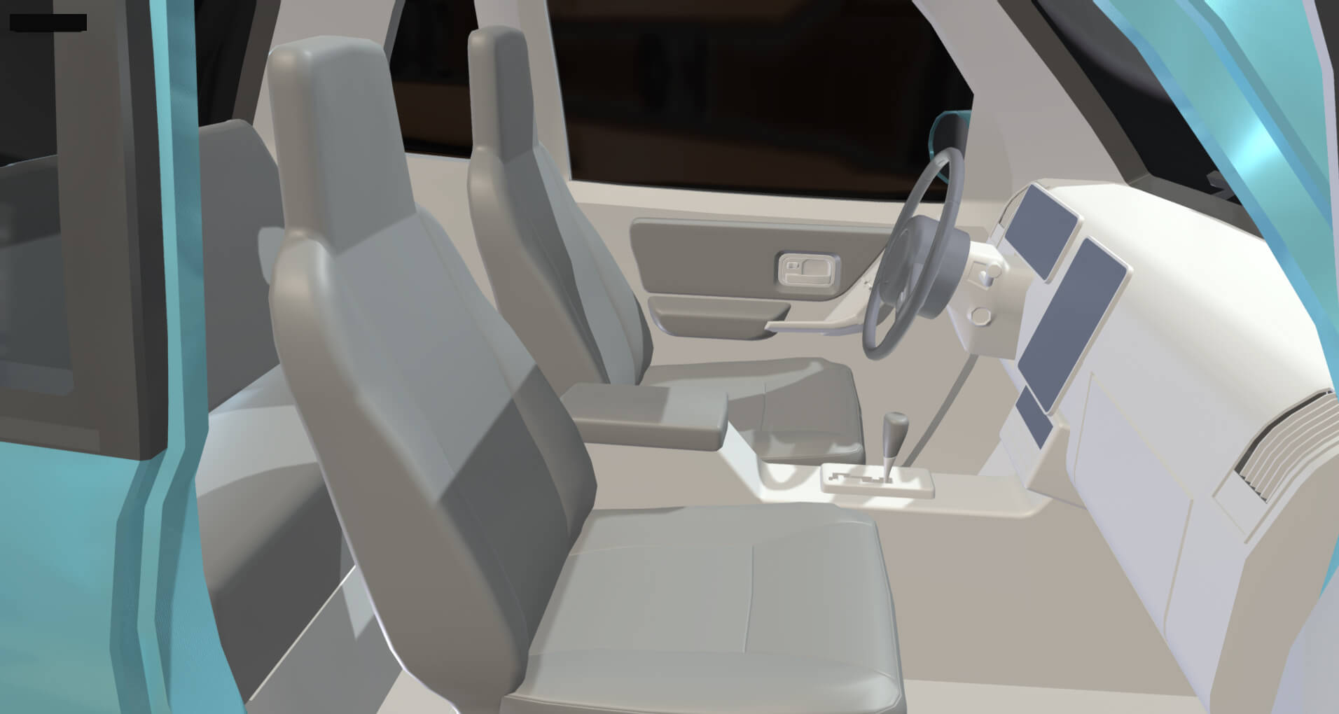 Concept Coupe Cartoon Car High Detail 3D Model