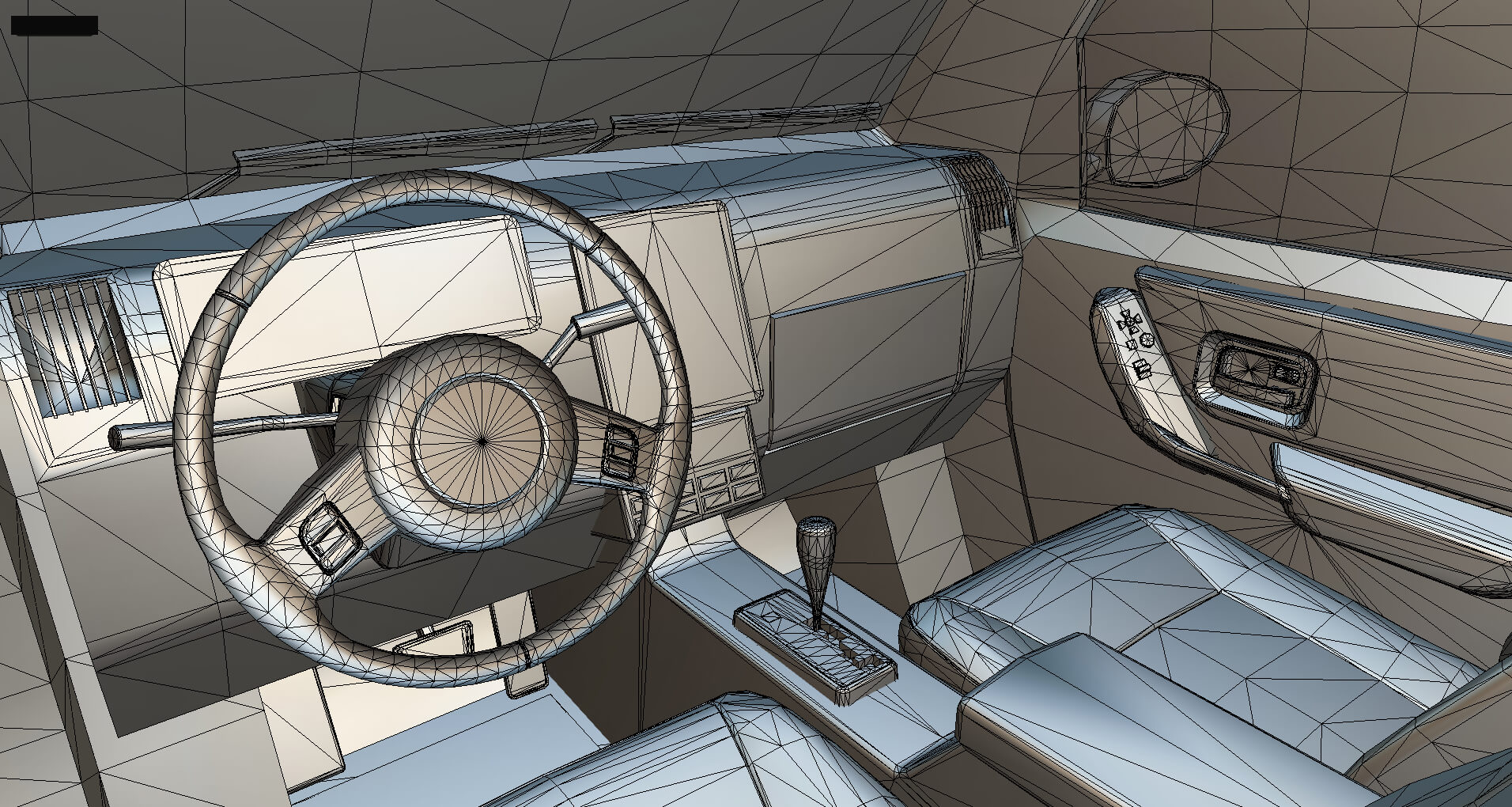 Concept Coupe Cartoon Car High Detail 3D Model
