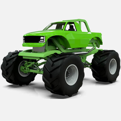 Midpoly Monster Truck