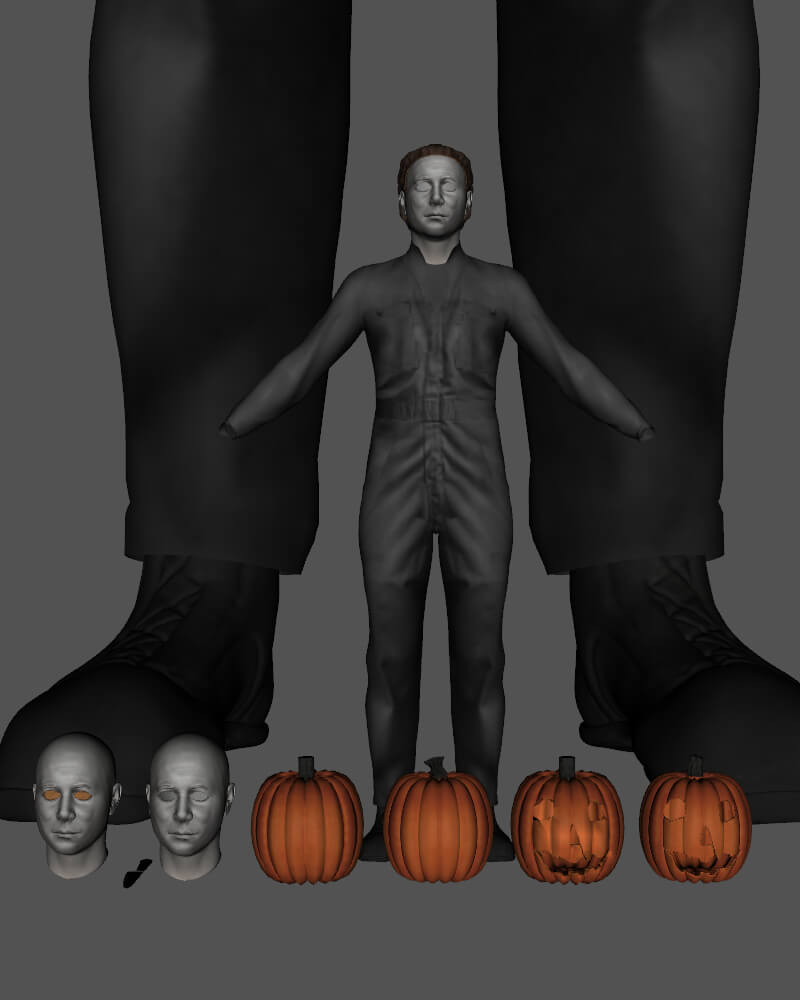 Halloween Michael Myers Wearable 3D Model