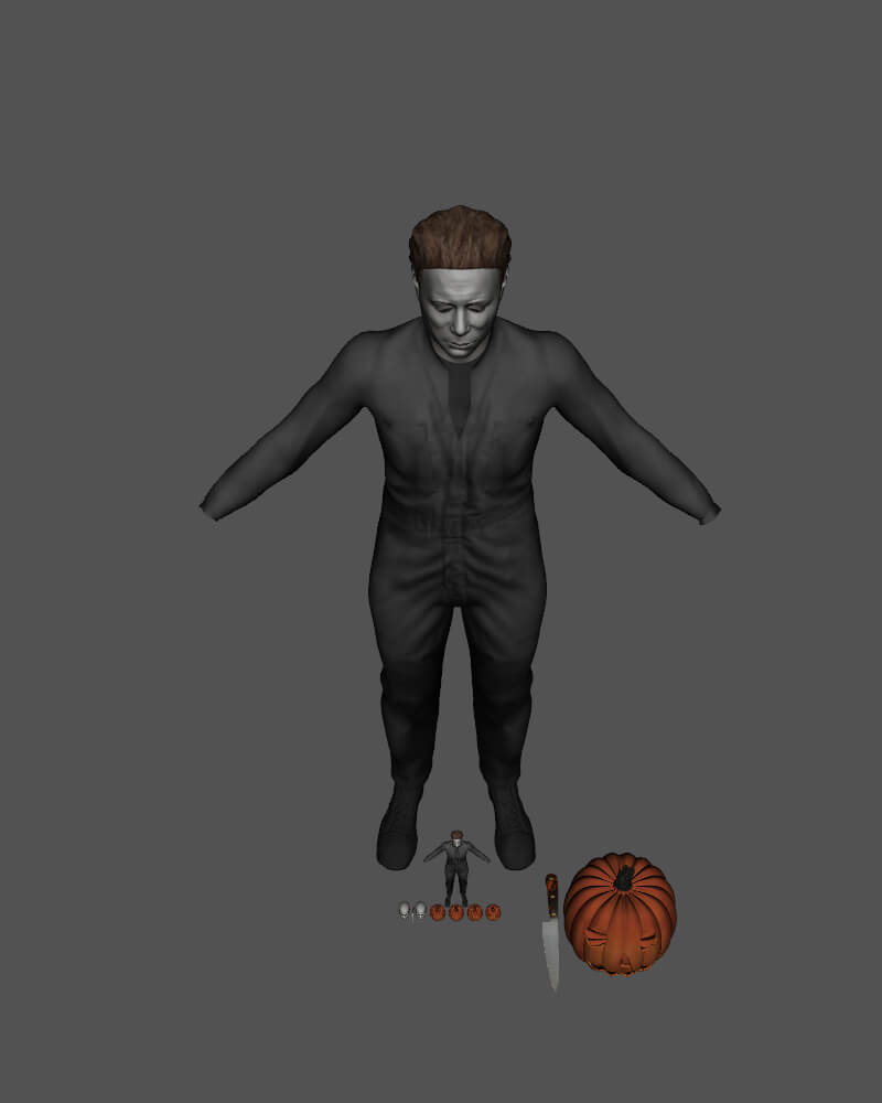 Halloween Michael Myers Wearable 3D Model