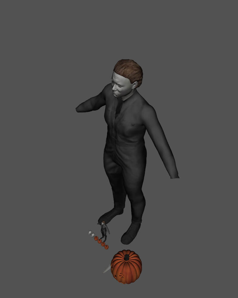 Halloween Michael Myers Wearable 3D Model