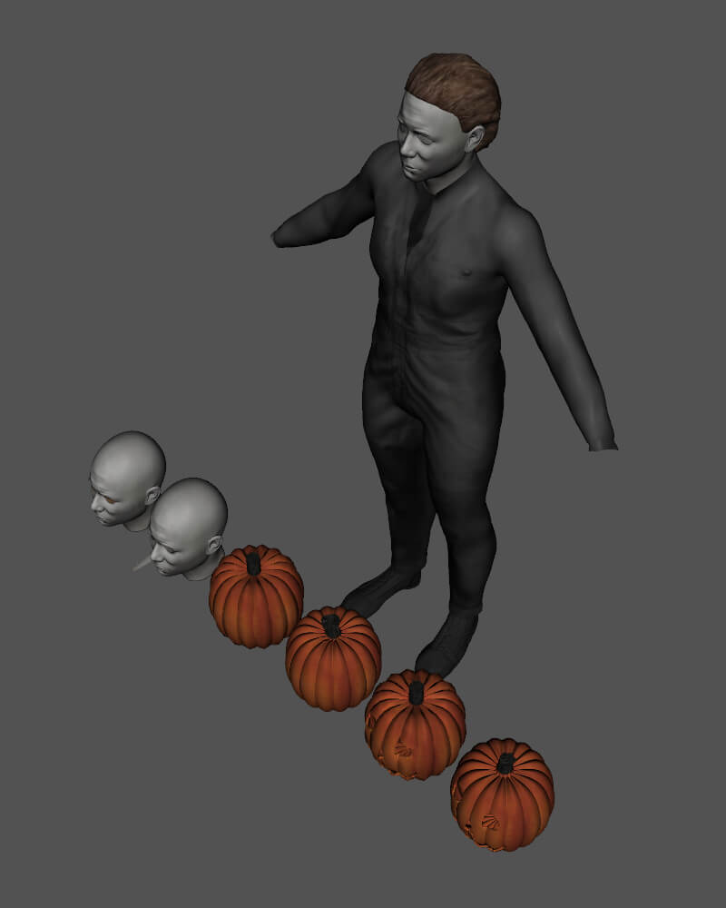 Halloween Michael Myers Wearable 3D Model