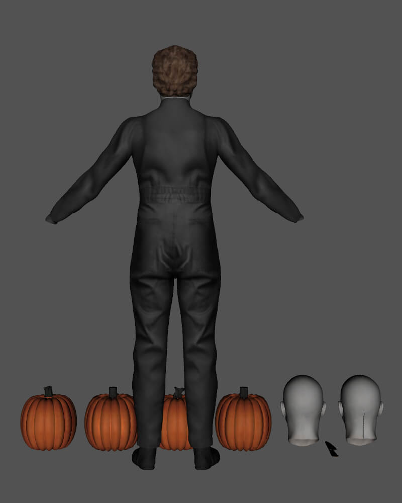 Halloween Michael Myers Wearable 3D Model