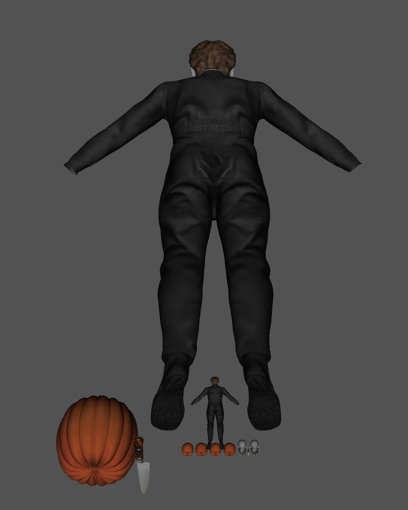 Halloween Michael Myers Wearable 3D Model