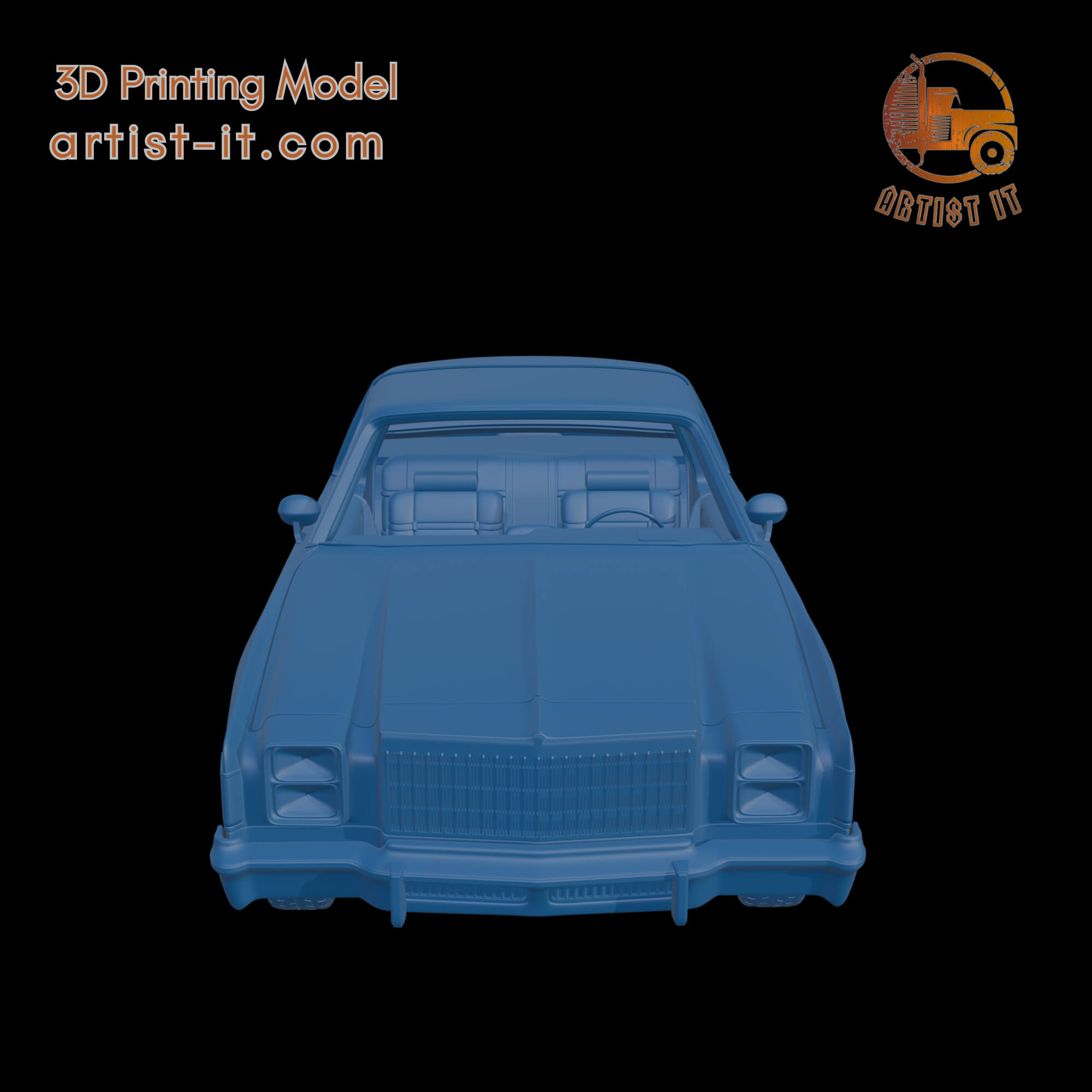 Chrysler Cordoba 1979 3D Print Model 3D Model