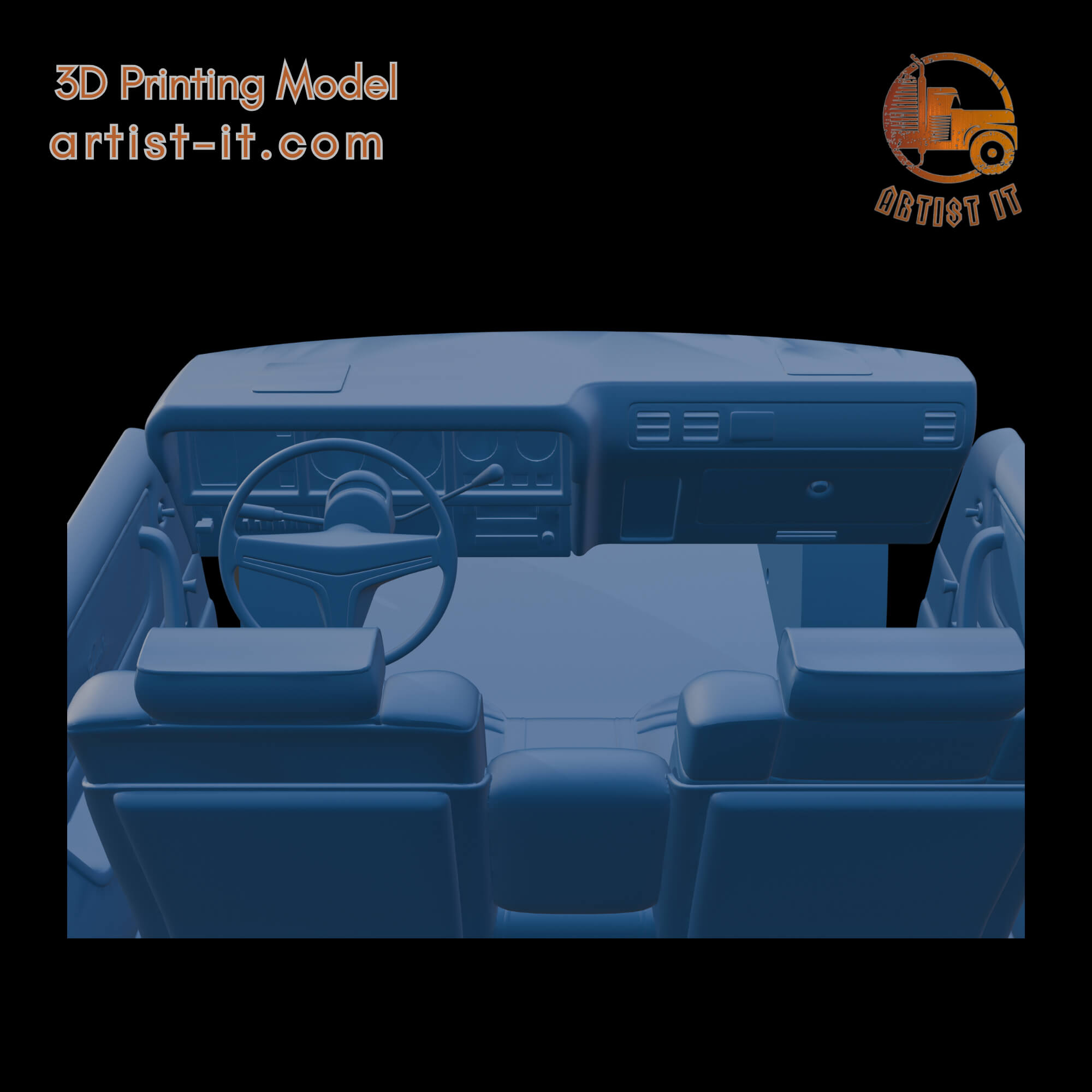 Chrysler Cordoba 1979 3D Print Model 3D Model