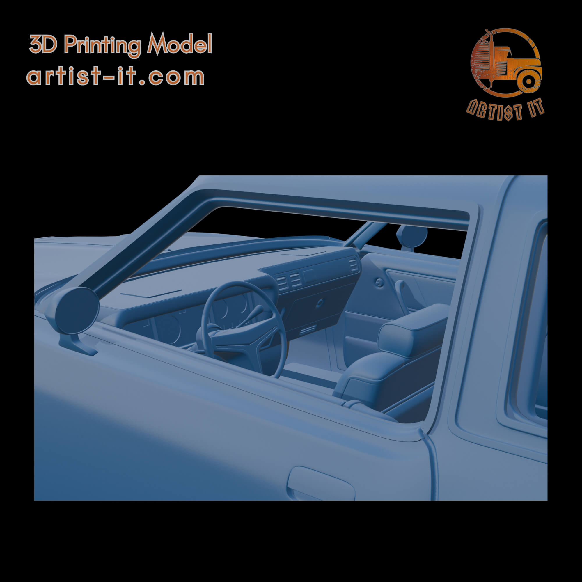 Chrysler Cordoba 300 1979 3D Print Model 3D Model