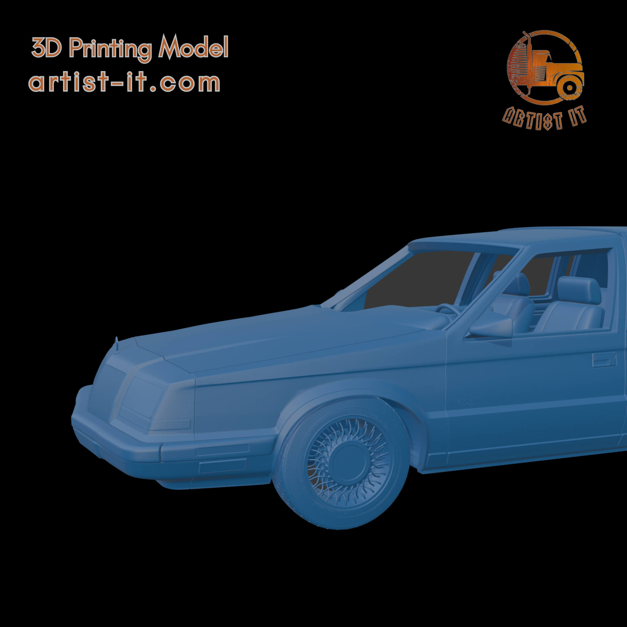 Chrysler Imperial 1990 3D Print Model 3D Model