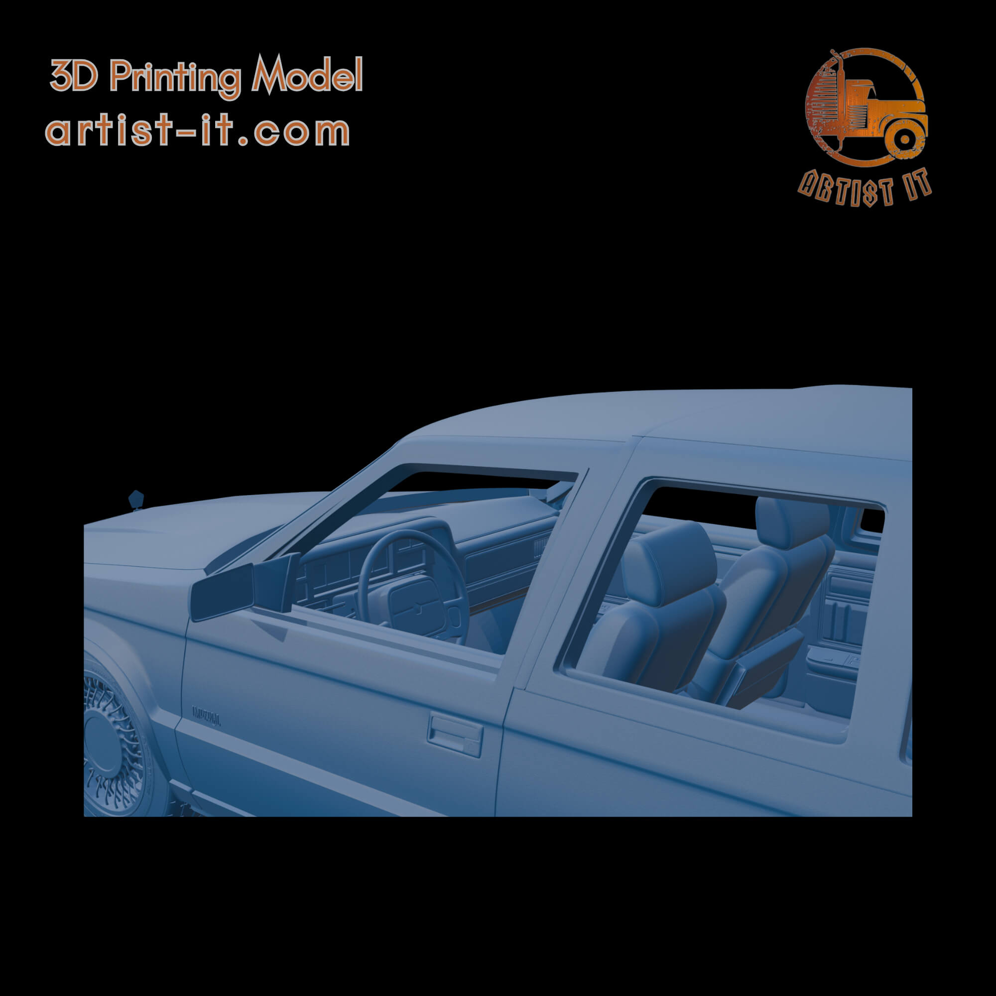 Chrysler Imperial 1990 3D Print Model 3D Model