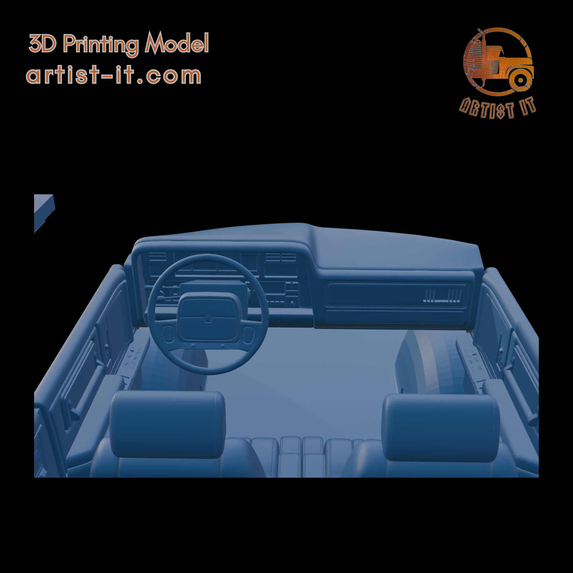 Chrysler Imperial 1990 3D Print Model 3D Model