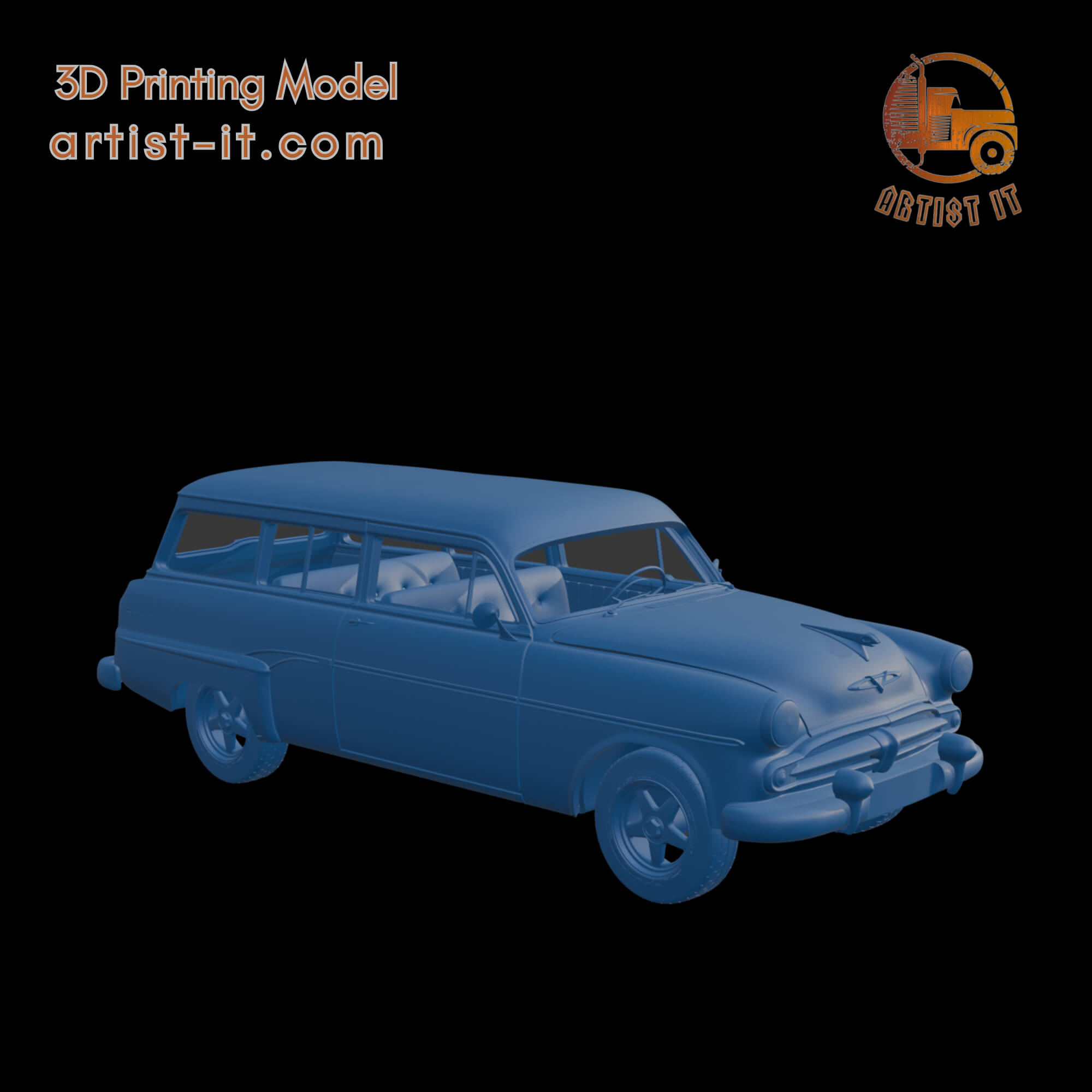 Dodge Coronet 1954 Wagon 3D Print Model 3D Model