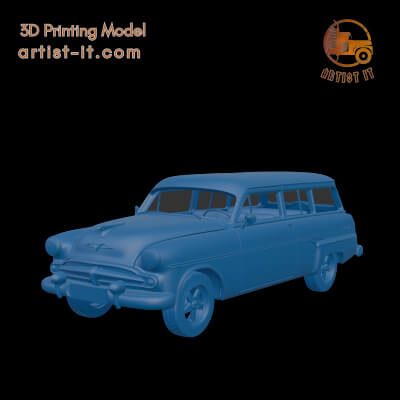 Dodge Coronet 1954 Wagon 3D Print Model