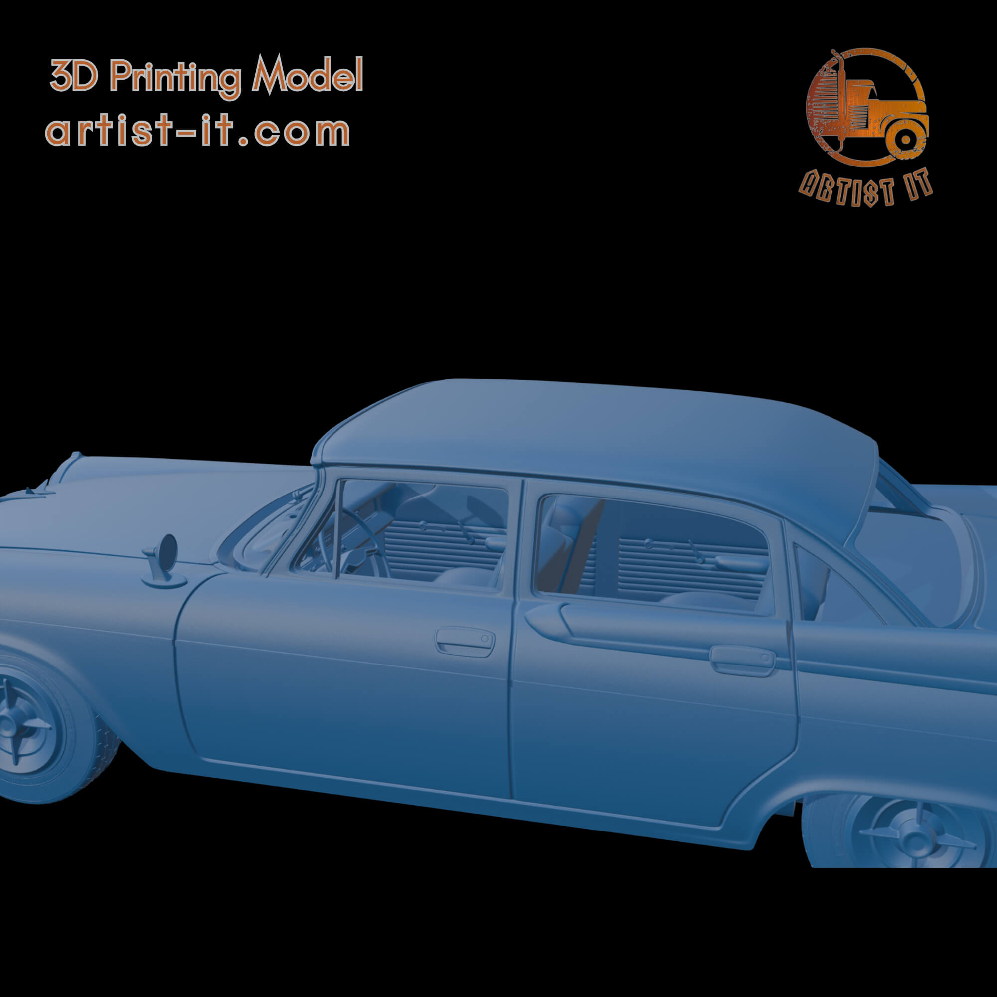DODGE CORONET LANCER 1957 FOUR DOORS 3D PRINT MODEL 3D Model