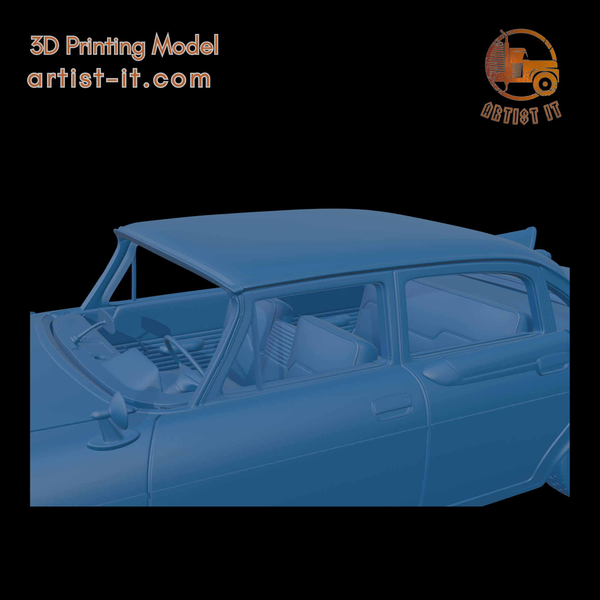 DODGE CORONET LANCER 1957 FOUR DOORS 3D PRINT MODEL 3D Model