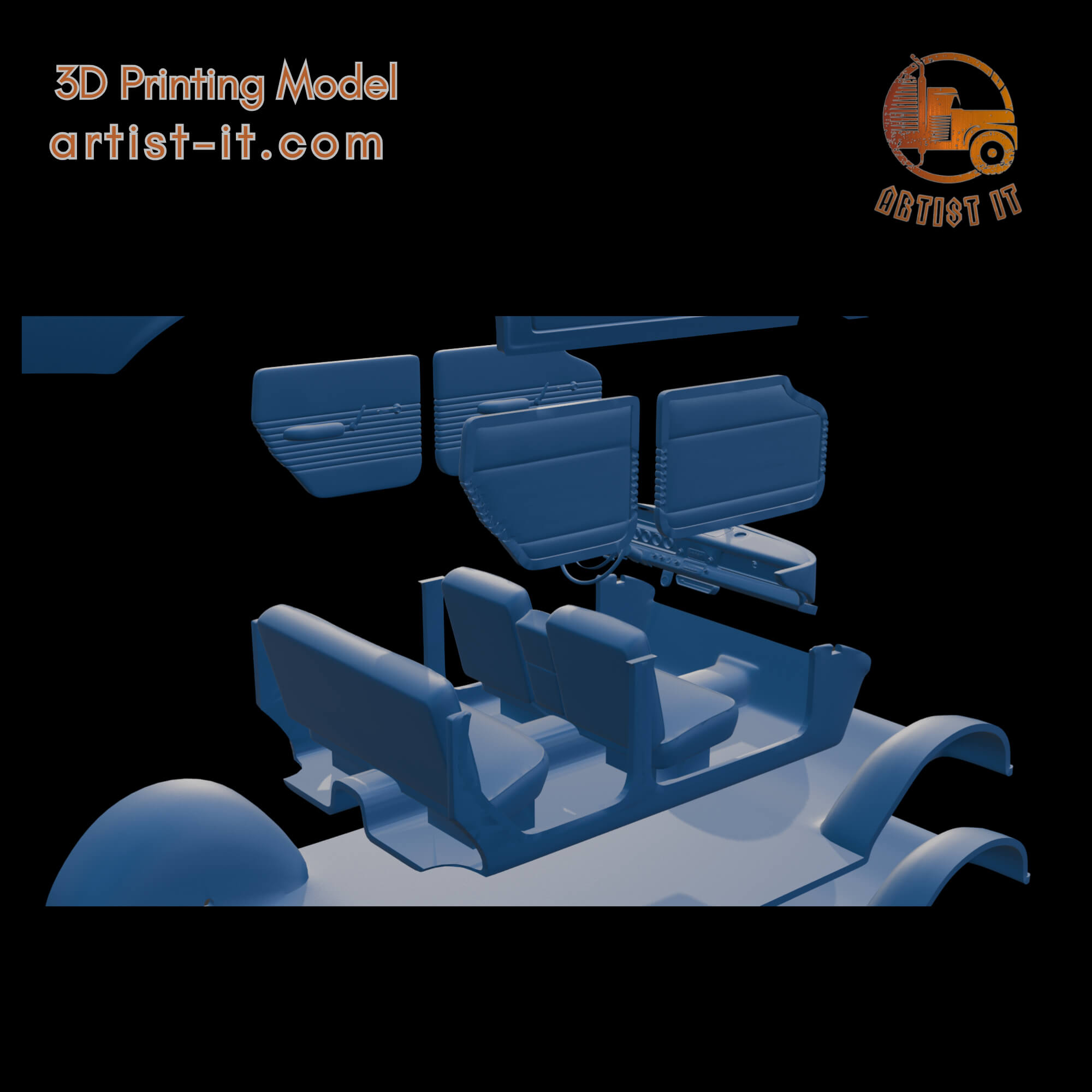 DODGE CORONET LANCER 1957 FOUR DOORS 3D PRINT MODEL 3D Model
