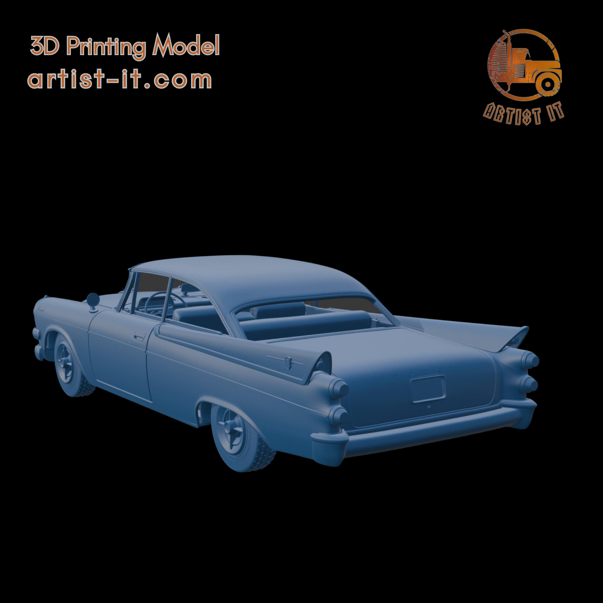 Dodge Coronet Lancer 1957 Two Doors 3D Print Model 3D Model
