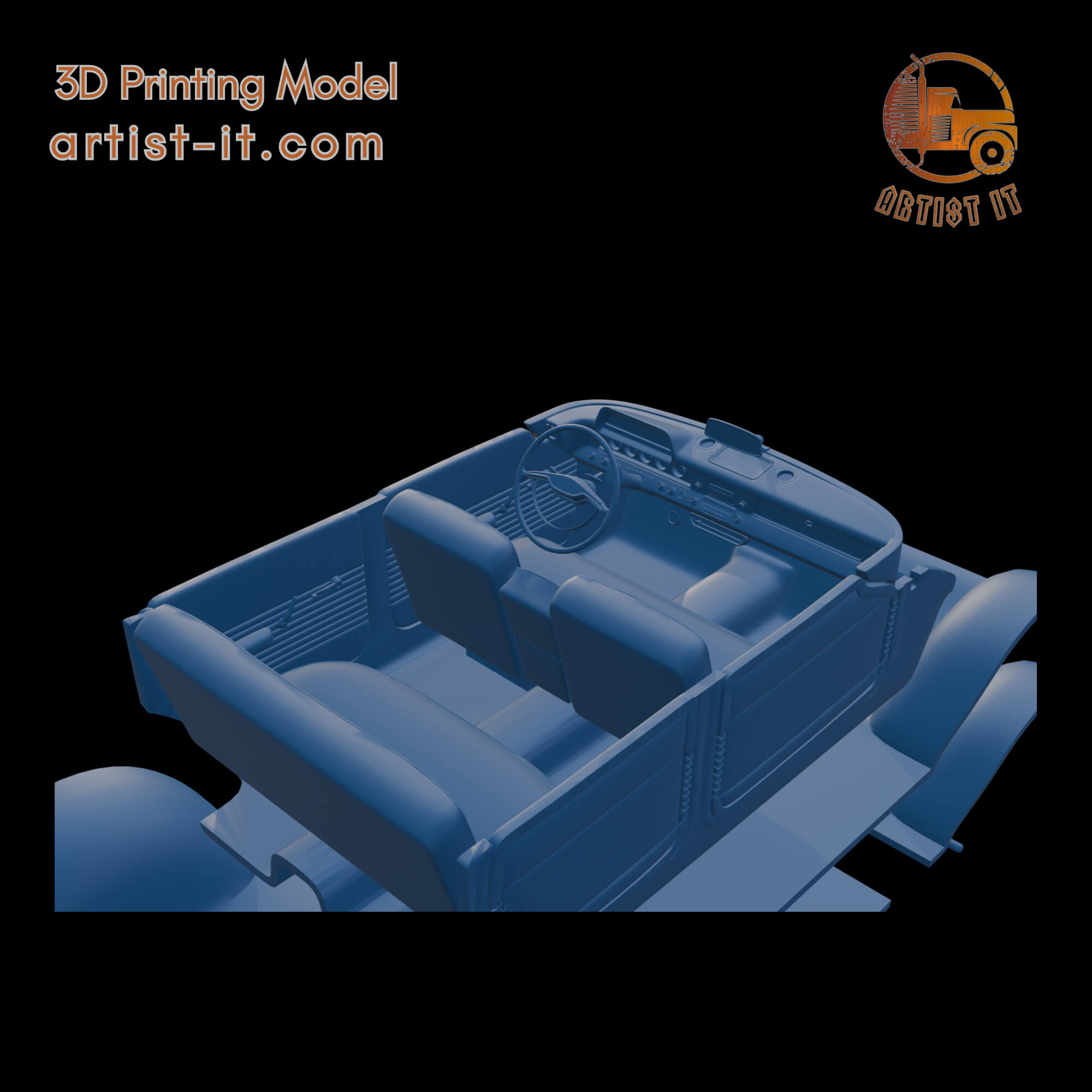 Dodge Coronet Lancer 1957 Two Doors 3D Print Model 3D Model