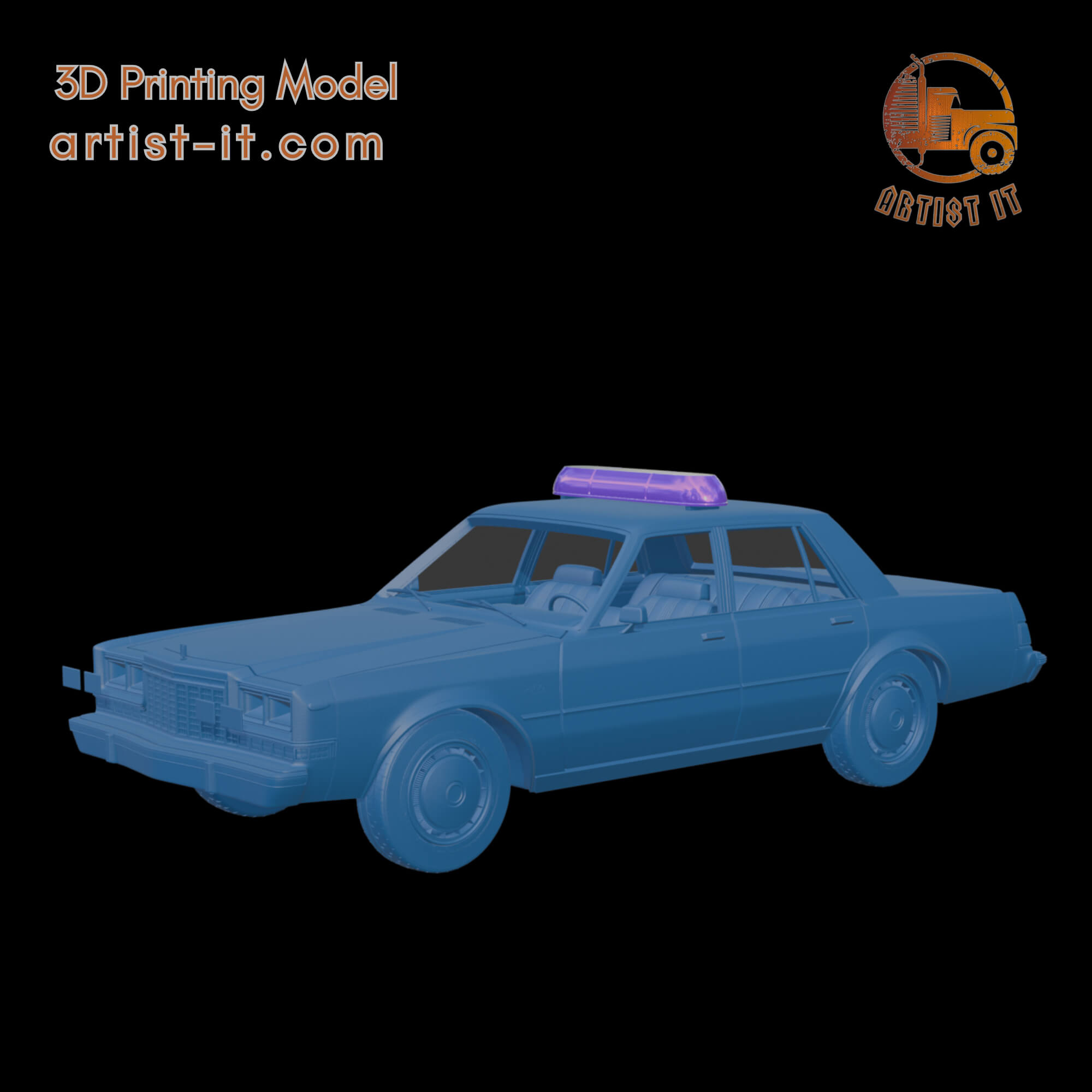 &rlm&rlmDodge DIPLOMAT TAXI 1980 3D PRINT MODEL 3D Model